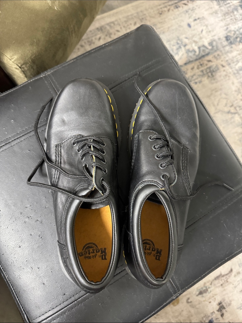 Dr. Martens Women’s Black Leather Oxford Shoes